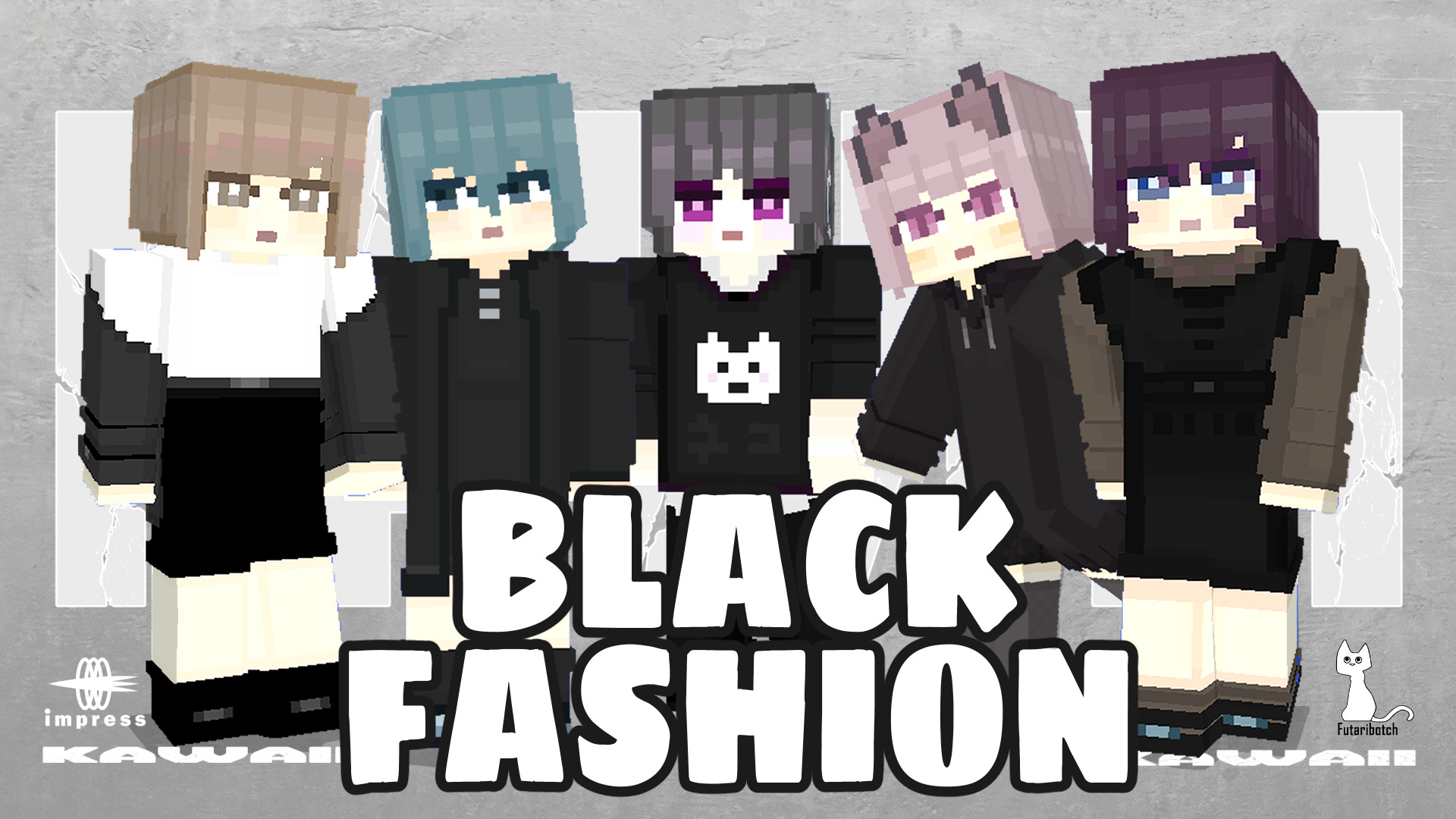 ふたりぼっち制作スキンパック Black Fashion Hd がリリースされました Japan Crafters Union